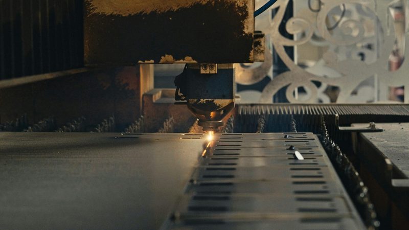 Industrial laser marking and engraving on metal